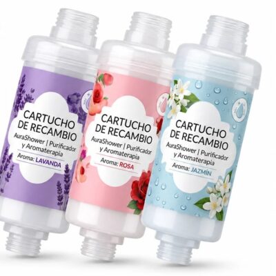 pack de 3 unidades ducha aromaterapia 6 fragancias lavanda limon rosa durazno jazmin colonia